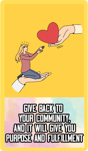 how will you give back to your community essay