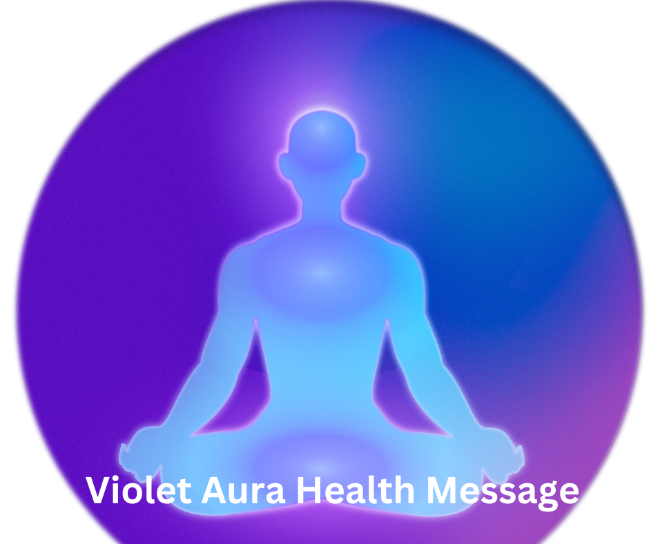 violet aura health message